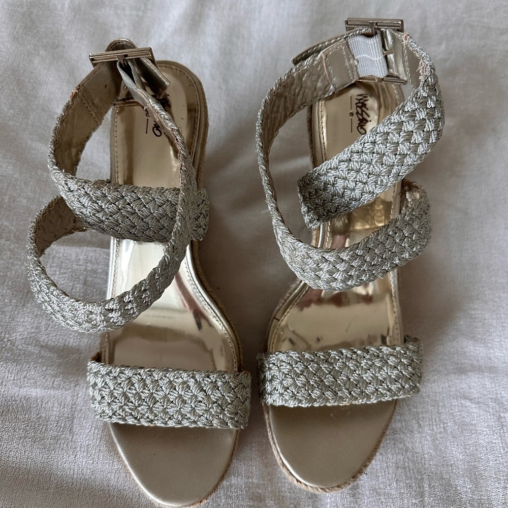 Mossimo Supply Co. Women's Metallic Sandals